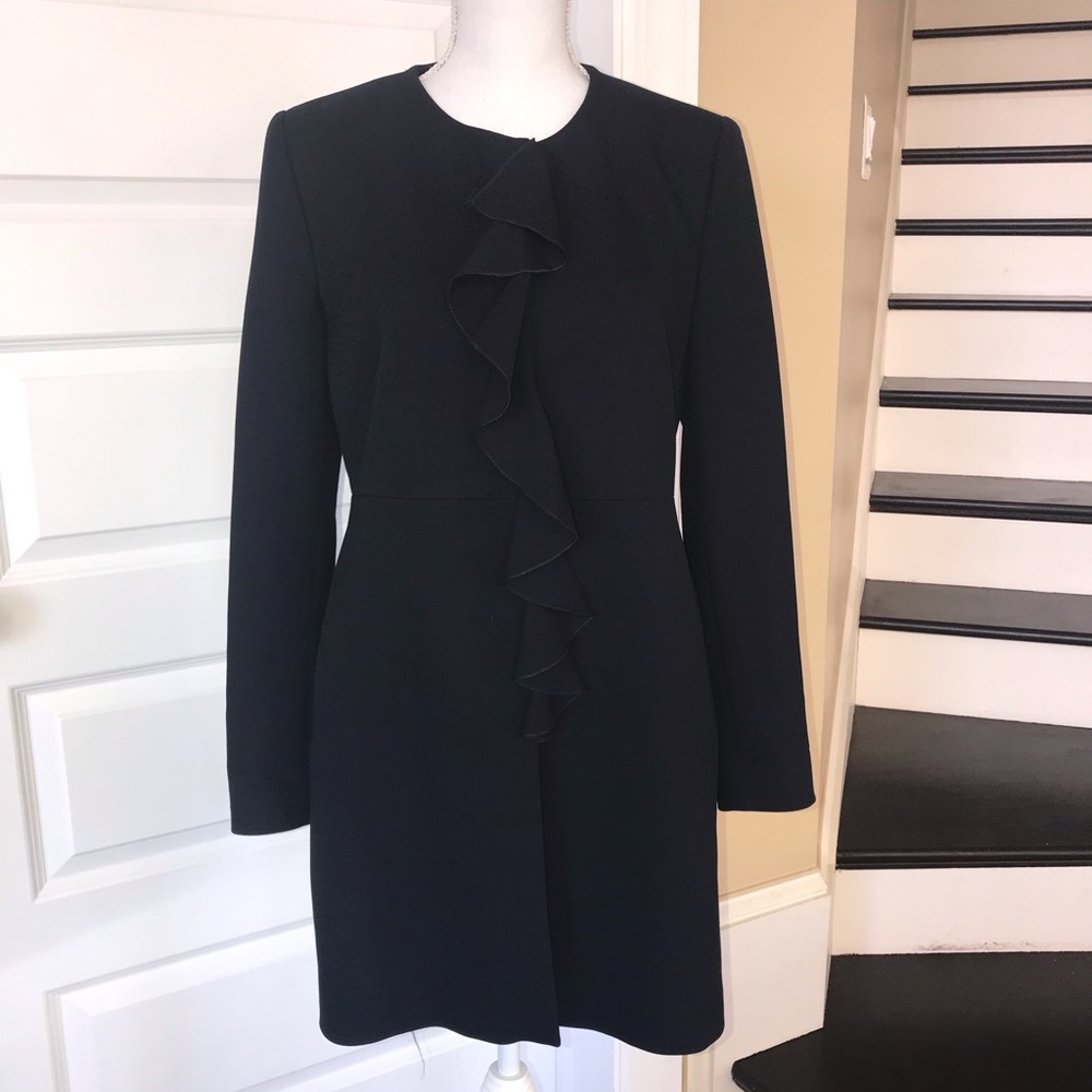Zara Ruffle Coat - Picture 2 of 5